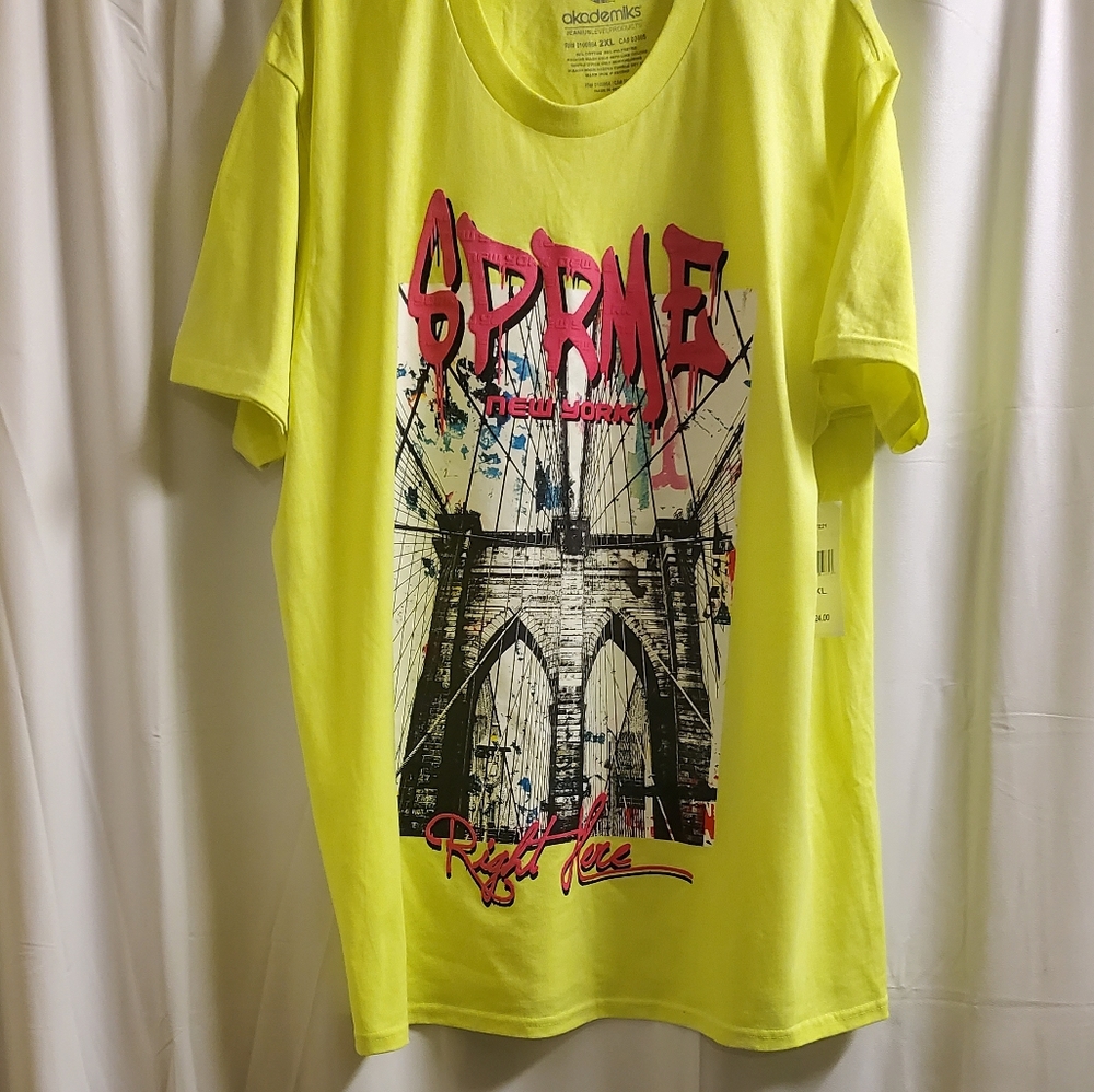 NEW MEN'S SHORT SLEEVE TEE 2X